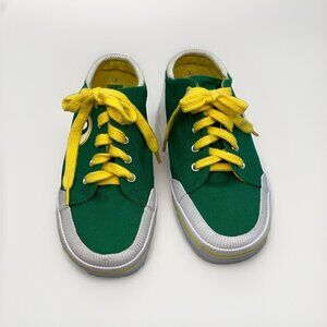 University of Oregon Green & Yellow No-back Sneaks Size Ladies 8 (M6) Go Ducks!!